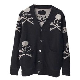 2023 Men Sweater Luxury Gentleman Cotton Kith Mastermind Mmj Skull Sweaters Cardigan Asian Plug jacket Size High Quality Drake