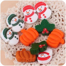 DIY Christmas Halloween Silicone Baby Pacifiers Newborn Teeth Practice Toys Infant Soother Molar Teether Accessories