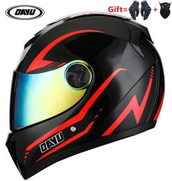 Motorcycle Helmets 2 Gifts Dual Hilldown Off Road Full Face Helmet Dirt Bike ATV D O T Certified Casco For Moto Sport Man315Q