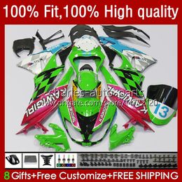 OEM Body For KAWASAKI NINJA ZX600C ZX 6R 600 CC 6 R 636 2009 2010 2011 2012 13No.89 ZX600 ZX636 ZX-6R 2009-2012 ZX-636 600CC ZX6R 09 10 11 12 Injection Fairing green stock