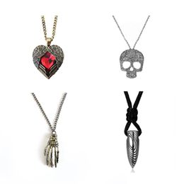 Pendant Necklaces Design Necklace For Women Men Wolf Cool Rope Chain Alloy Good Quliaty Jewelry #NL032