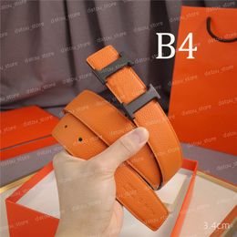 Mens Designers Belt Smooth Buckle Fashion Luxury Designers Belts For Women Genuine Leather Waistband Cintura Ceintures Gürtel Belt 3.4cm