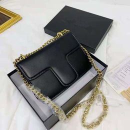 Women Chain Bag Luxury Designer Shoulder Bags pu leather Purse with Box Lady Shopping Pack Handbag High Quality 2colors Fashion Purses