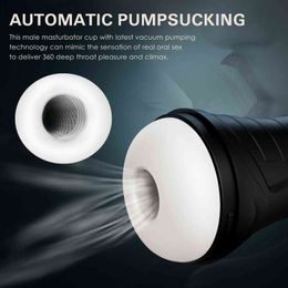 NXY Sex pump toys HOT new Electric Automatic Penis Pump Sucking Masturbation Cup Newest penis Vacuum cup technology Real flesh feeling 1125