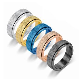 6mm Simple Stainless Steel Finger Band Rings Party Club Wear Fashion Accessories Jewelry For Men Women Girl Lovers