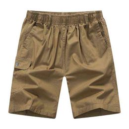 Men's Summer Breeches Shorts Cotton Casual Bermudas Black Men Boardshorts Homme Classic Brand Clothing Beach Shorts Male 5XL H1210