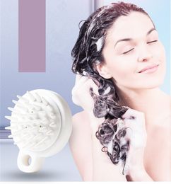 Scalp Health Care Massager Shampoo Brush Hair Comb Cleaning Silicone Massage Meridian Brushes Factory Direct Sales 10PCS