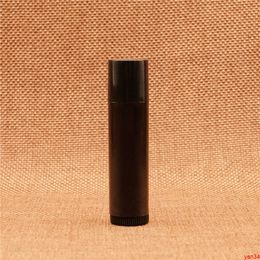 5ml Black Plastic Handmade Lipstick Cream Tube DIY Lip Oil Bottle Empty Batom Holder Container Free Shippinggood qtys