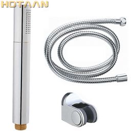 selling !! hand shower set solid brass +1.5M stainless steel hose +holder accessory 210724