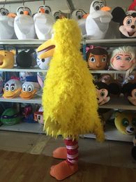 Mascot Costumes Yellow Big Bird Costume Mascot Adult Size Cartoon Appearl Halloween Birthday