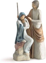 Willow tree the Christmas story, sculpture and hand-painted figure of Jesus' birth H1106