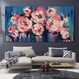 Abstract Colourful Flower Pictures For Home Canvas Painting Wall Art For Living Room Decoration Posters And Prints