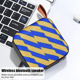 Portable Speakers T5 Cloth Art Wireless Bluetooth Speaker Subwoofer TF Card Loud For Smart Phone