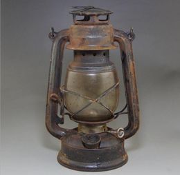 Copper Statue Old style kerosene lamp wholesale retro portable lantern small night lamp table lamp nostalgic home furnishings