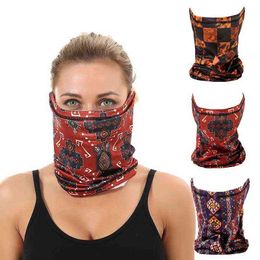 Fashion Men Women Head Face Neck Sunshade Collar Gaiter Tube Bandana Scarf Sports Headwear Scarf Dustproof Outdoor Fishing Y1229