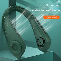 Xiaomi Youpin YOYOPIN Mini Neck Fan Air Coolers Portable Bladeless USB Rechargeable Mute Sports Fans for Outdoor Ventilador Portatil Abanicos Cooling myyshop