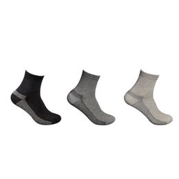 Men's Socks Cotton 6 Pairs Of Non-pilling Silver Fiber Deodorant Sports Sweat-absorbent And Breathable Spring Summer