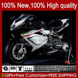 Bodys kit For MV Agusta F4 R312 750S 750 1000 R CC S 1000CC 05-06 Bodywork 35No.16 312 1078 Black white S 312R 750R 1000R Cowling 2005 2006 MA MV F4 05 06 OEM Fairings