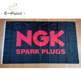 Japan NGK Spark Plugs Flag 3*5ft (90cm*150cm) Polyester flags Banner decoration flying home & garden Festive gifts