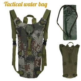 Outdoor Bags 3L Tactical Hydration Backpack Military Water Bag Cycling Pack Sport Knapsack Running Hiking Climbing Drinking System