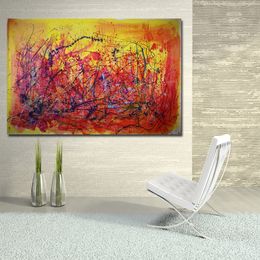 Abstract Painting Colorful lines Canvas Wall Pictures for Living Room Office Bedroom Modern Canvas Painting