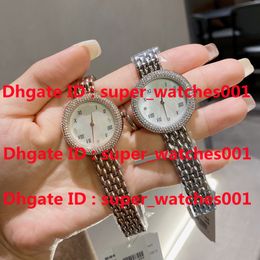 Super watches 207 Rosa Stars Montre De Luxe diamond watch 30mm rose gold bezel fine steel case luxury Wristwatches