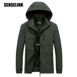 Men Jackets Windbreaker Waterproof Military Zipper Hooded Casual Coat Male Clothing plus size 6XL 220108