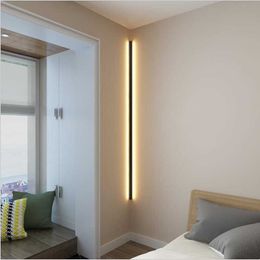 Modern minimalist wall lamp LED Indoor corner Stair Bedroom Bedside sconce lights Home Decor kitchen light 210724