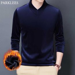 Men's Velvet Velour Sweatshirt Brand Slim Fit V Ncket Sweatshirts Male Soft Cosy Casual Warm Clothing Sudaderas Hombre 210522