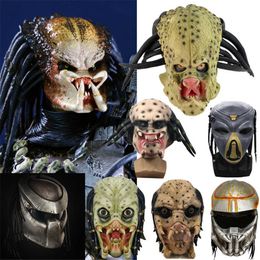 Game Wolf Falconer Tracker Berserker Predator Cosplay Latex Mask Helmet Masks Halloween Masquerade Party Carnival Costume Prop X0803