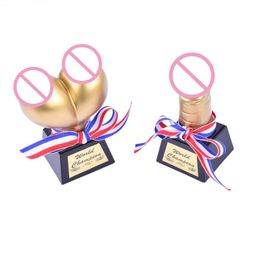 Single party supplies men and women fun trophy jj chest champion cup Valentine's Day party decoration birthday fun taste