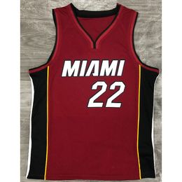 All embroidery BUTLER HERRO ADO WADE 22# 2021 maroon V-neck basketball jersey Customise men's women youth Vest add any number name XS-5XL 6XL Vest