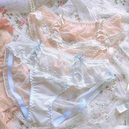 Women Girls Panties Briefs Lolita Cute Cotton Ice Silk Fairy Underwear Japanese