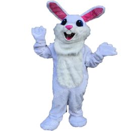 Rabbit Mascot Costume High Quality Cartoon Plush Animal Anime theme character Adult Size Christmas Carnival fancy dress Halloween Christmas Easter