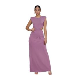 Birthday Outfits For Women Dresses Summer Recommend Style Solid Colour Elegant Evening Party And Club Robe Vestidos 210525