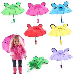 Umbrellas Ly Beautiful Umbrella Accessories Kids Girls Gifts Suitable For 18inch American Girl Doll VA88