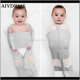 Bags Nursery Baby Kids Maternity Drop Delivery 2021 Winter Infant Sleep Sack Born Swaddle Wrap Bedding Toddler Holding Sleeping Bag For Baby