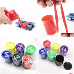 & Giftscrazy Trick Party Supply Paint Bucket Novelty Funny Toys Barrel Slime Fun Shocker Joke Gag Prank Gift Toy Random Colour Drop Delivery