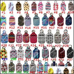 Event Festive Supplies Home & Garden30Ml Hand Sanitizer Holder Keychain Party Favour Mini Bottle Er Square 195 Colours Drop Delivery 2021 Pmqg