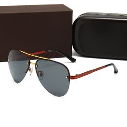 2021 Мода Мужские ретро авиаторы-дизайнеры Солнцезащитные очки Стеклянные солнцезащитные оassess Toad зеркальные очки вождения вождения очки для мужчин и женщин