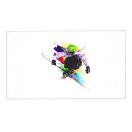 Towel Snowboarding Gym Outdoor Sports Fitness Bath Washcloth Snowboard Xtreme Jump Cool Sport Ride Snow Winter Boy