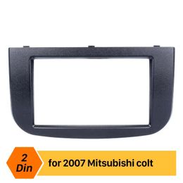 Car Radio Fascia Dashboard CD Installlation Kit Audio Frame Fitting Adaptor Bezel For 2007-Mitsubishi Colt Cover Trim