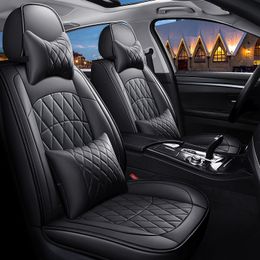 LUNDA PU Leather Seat Covers set For BMW e30 e34 x3 x5 x6 toyota Universal full Interior Accessories Protector Auto Car-Styling