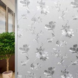 Window Stickers 45x200CM Film Self-adhesive For Windows Mirror Static Privacy Clings UV Protective Sticker Home