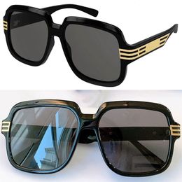 Designer womens fashion sunglasses 0979S classic BLACK white transparent frame men or women shopping casual all-match sun glasses letter lens design with box