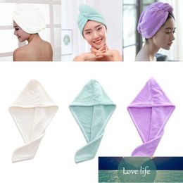 Shower Caps Microfiber Hair Fast Drying Dryer Towel Bath Wrap Hat Cap Quick Turban Dry O1C5 Factory price expert design Quality Latest Style Original Status