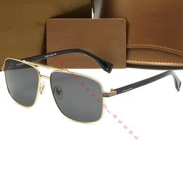 fashion square sunglasses women mens sunglsses round metal sun glasses real UV protect glass lenses with leather case and all accessories Sonnenbrille