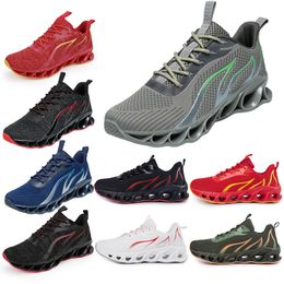 Running Shoes non-brand men fashion trainers white black yellow gold navy blue bred green mens sports sneakers #180