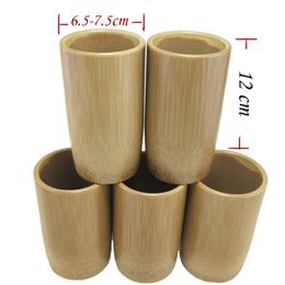 Natural Bamboo cup tumblers mug Bamboo tube rice bucket can Customise your logo