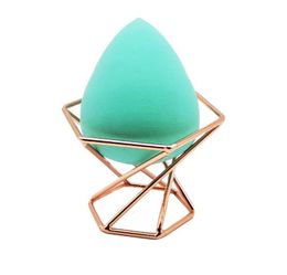 Garden Decorations Shelves Geometric Air Plant Holder Modern Decor Gold Terrarium Tabletop Home Wedding Gifts Puff Makeup Sponge Blender